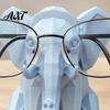 Decorative Glasses Frame Elephant Shape Frame, 3D Printed Hand Carved Bedroom Piece Holder, Ornament for Home Office Desk Creative Interior