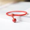 Браслет Lucky Red Rope для женщин, ручная работа, плетеная нить, керамические бусины, подвеска, браслет, подвеска, ювелирные изделия