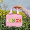 Foldable Waterproof Nylon Lunch Bag with Insulated Aluminum Foil for Kids