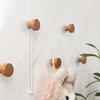 2/4/8/10/20pcs Self-adhesive Wooden Hook Home Accessories Bathroom Wall Hook Bedroom Coat Storage Rack Towel Key Decoration Hook Hanger