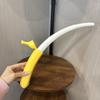 Телескопический меч-банан, напечатанный на 3D-принтере, Портативный, Снимающий стресс, Креативная имитация, Фруктовые игрушки, Украшения, Подарки, Изделия ручной работы