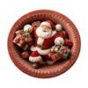2D Flat Printed 3D Illusion Rug Santa Claus Xmas Home Decor Christmas Rug  Outdoor
