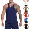 Спортивный жилет, мужской облегающий костюм для фитнеса без рукавов, быстросохнущий жилет для баскетбола, бега, йоги
