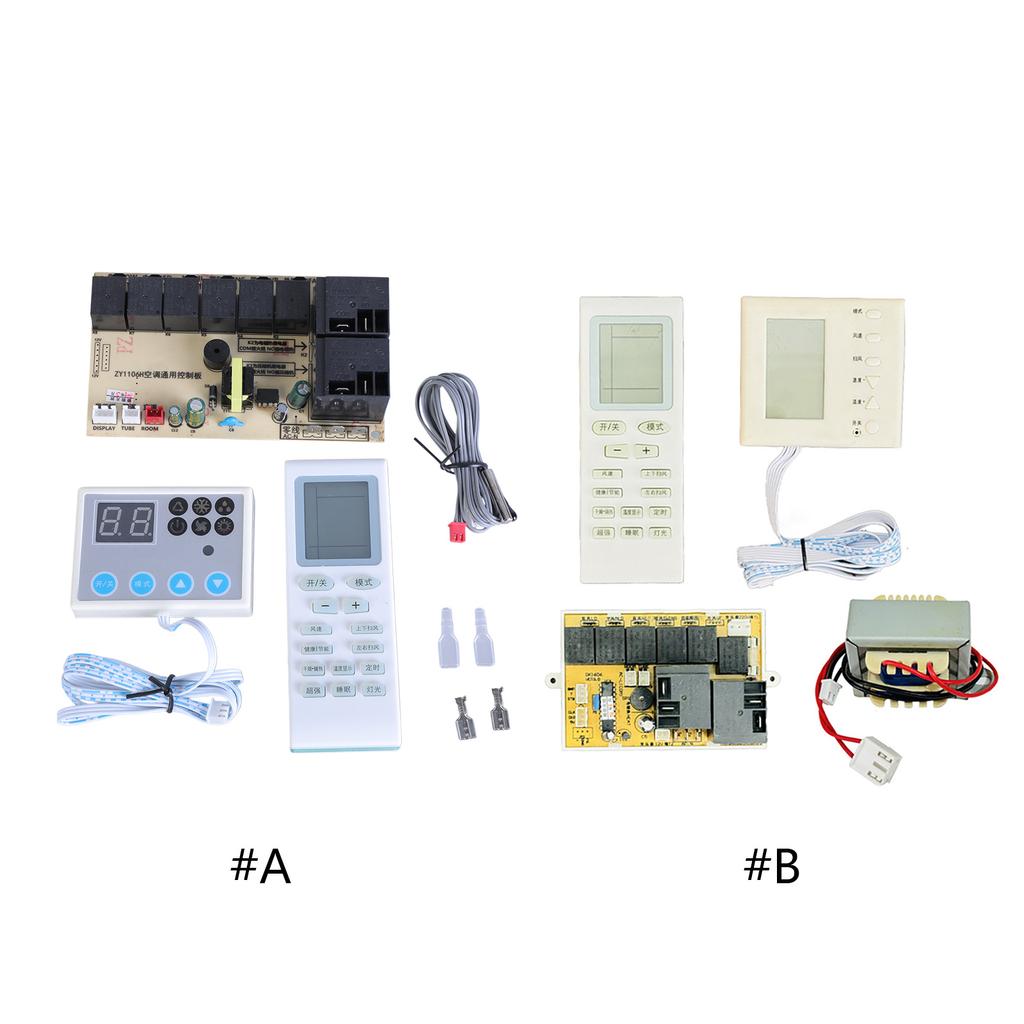 Air Conditioner Control Panel Board Computer Board Modified with LCD Display Universal Control System Temperature Manage