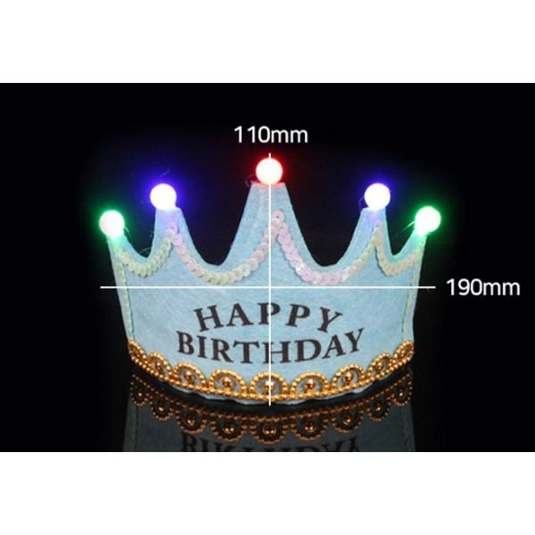 Gel Luna 3-stage Light Control LED Light Crown Headband Set LG-09