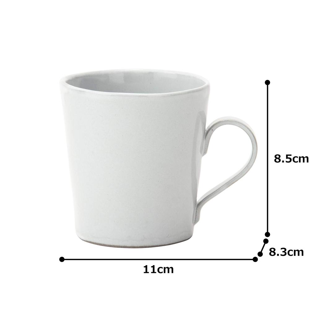 Rikizo Suriru Mug, Gray, Diameter 8.5 X Depth 11.5 X Height 9.7cm, 320ml, Made In Japan, R-786819