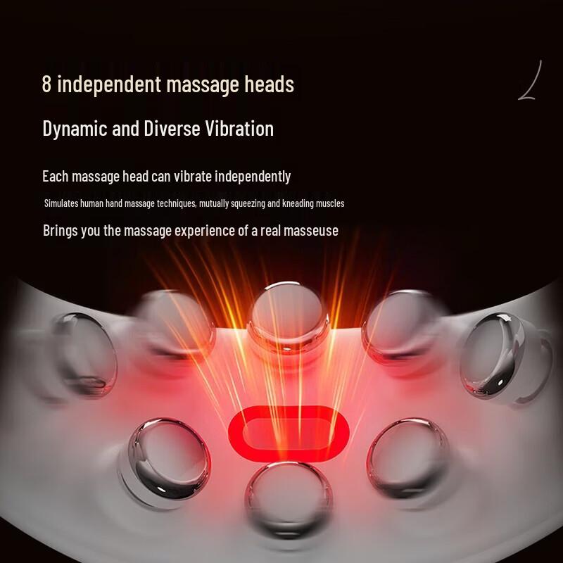 AUX Smart Neck Massager with Heat and Pulse CN plug (adapter included)