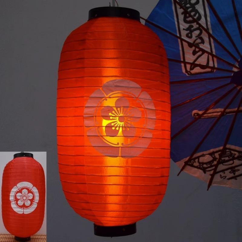 25x48cm Japanese Style Hanging Lanterns Waterproof Cloth Pub House Sushi Restaurant Decor Sign Home Festival Decoration Lantern