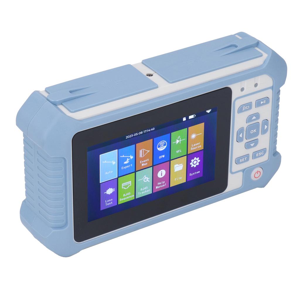 Оптический рефлектометр OTDR 9 в 1 измеритель оптической мощности VFL тестер RJ45 инструмент вилка США 100-240 В