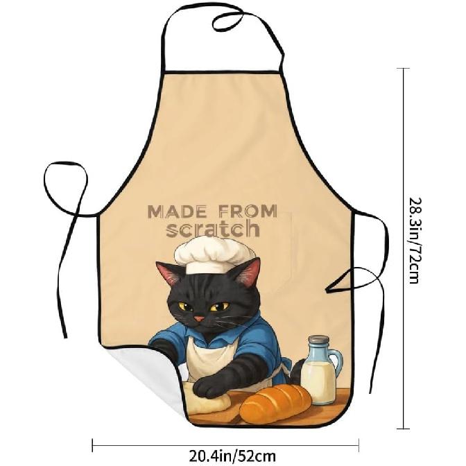 Женские Мужские Фартуки Нагрудники Шеф-повара Фартуки для Выпечки с Карманами для Декора Кухни BBQ Выпечки Жарки Готовки