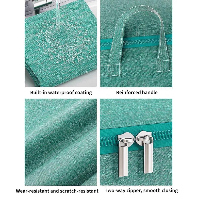 Складной органайзер для одежды, сумка для хранения одежды, вместительный органайзер для шкафа, контейнер для хранения, ящик для хранения с ручкой