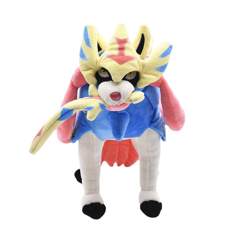 PKM Zacian Plush Doll Toys Sword&shield Soft Stuffed Plush Toys For Kids