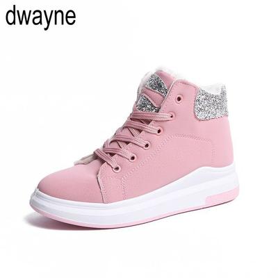 Женские теплые зимние ботинки, женская повседневная женская обувь, замшевые ботильоны, женские ботинки на плоской подошве с плюшевой стелькой, женская обувь Snows fgb7