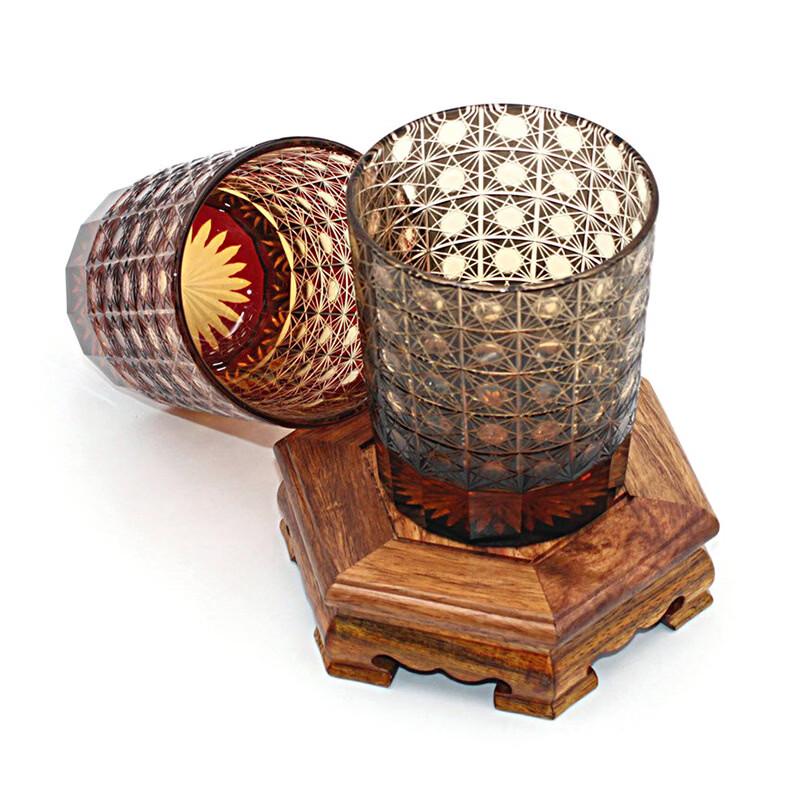 Edo Kiriko Crystal Whiskey Glass