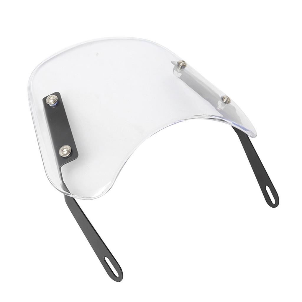 Прозрачное переднее лобовое стекло, винтажный стиль, дефлектор ветра, стильный дефлектор для фар мотоцикла, прочный, подходит для CG125