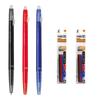 Pilot Frixion Ball Slim 038 Retractable Erasable Gel Ink Extra Fine 3 Pens 6 Refills Value Set Pen, 0.38mm, Black/Blue/Red Ink, &