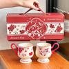 Подарок на свадьбу молодоженам, парная чашка, высококачественная практичная керамическая кружка, подарочная коробка для молодоженов и подруг