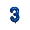 32-Inch US Number Birthday Party Balloons - Individual Aluminum Film