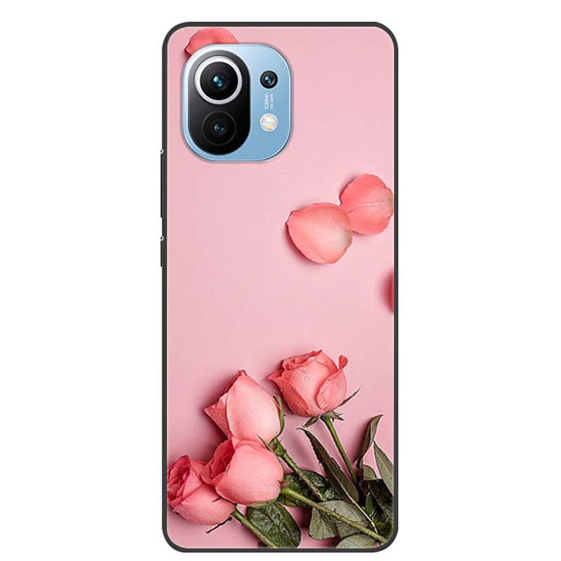 Чехол для Xiaomi 11 Lite 5G NE Защитные силиконовые TPU чехлы для телефона для Xiaomi Mi 11 Lite 5G Ударопрочные чехлы 11Lite Мягкие Fundas