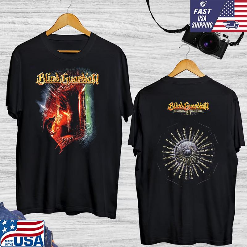 Beyond the Red Mirror DEMON TOUR BLIND GUARDIAN BAND Размер S-5XL SS672 Унисекс Футболка