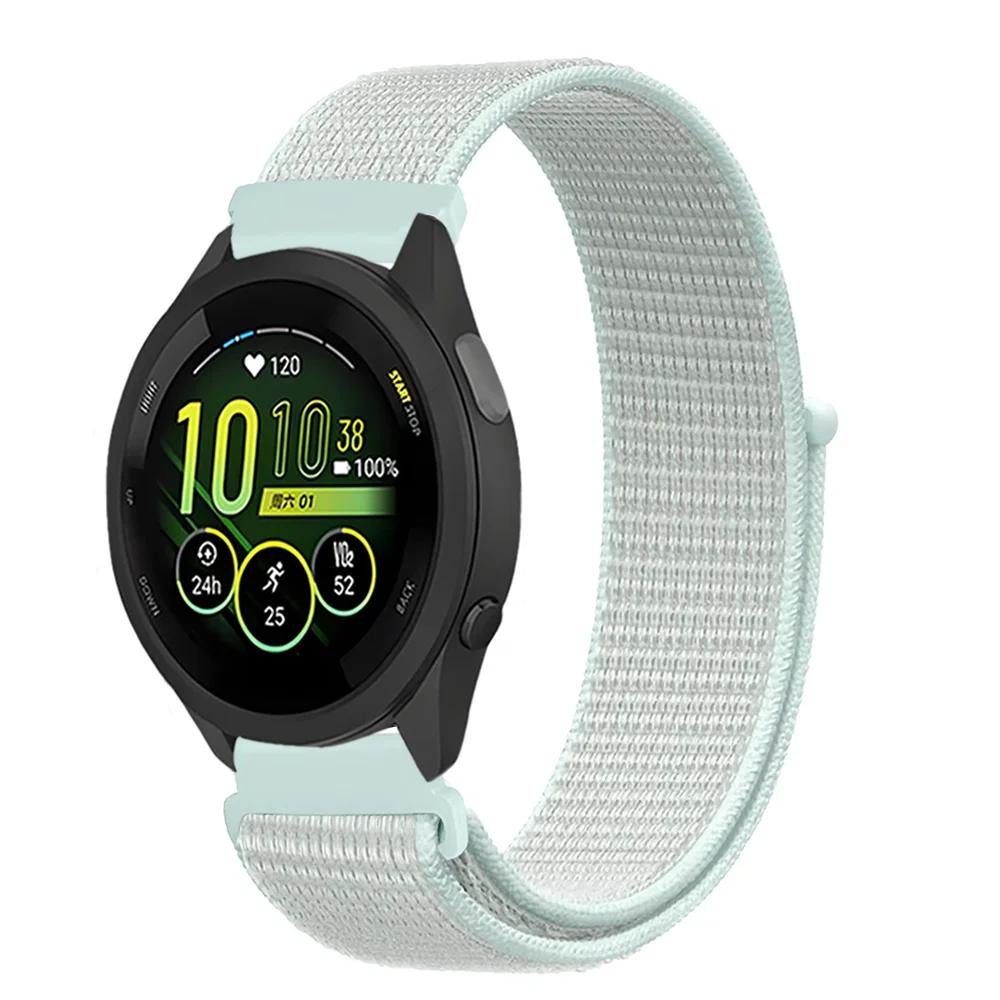 Плетеный нейлоновый ремешок-петля 20 мм 22 мм для Garmin Forerunner 165 55 965 265 255 955 Venu 3 Браслет Garmin Active/Vivoactive 5