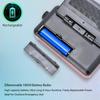 Солнечное Портативное FM-радио Перезаряжаемый Bluetooth-динамик USB TF-карта MP3-плеер с функцией записи Светодиодный фонарь Радио FM-приемник