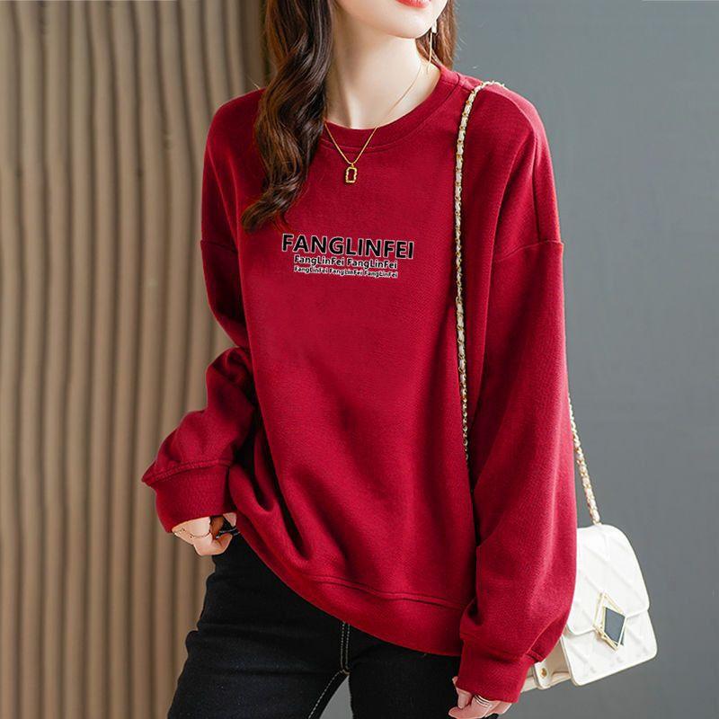 Весенне-осенний женский пуловер, толстовка с теплым низом и верхом, свободная толстовка с капюшоном для женщин