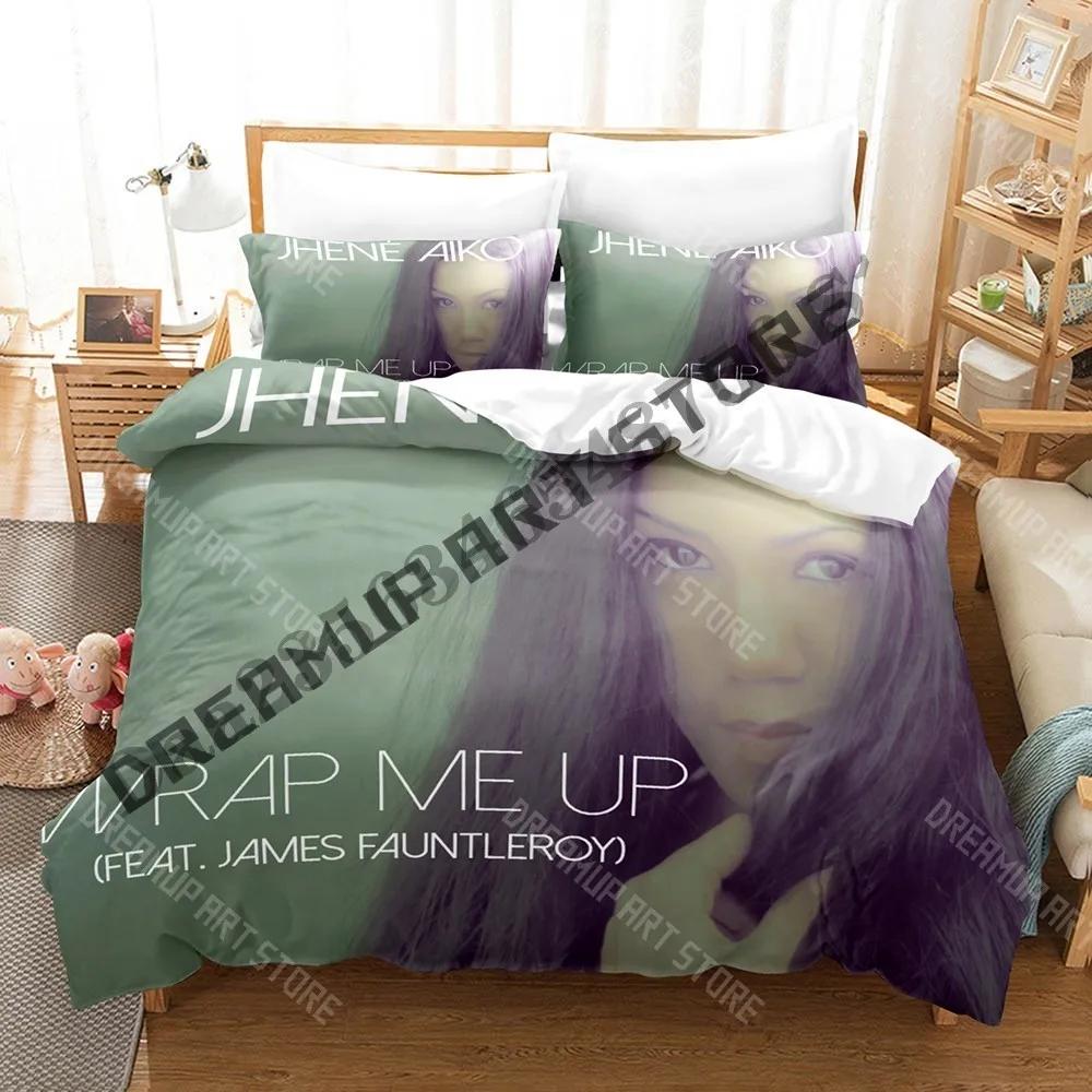 3D Print Jhene Aiko Bedding Set Single Twin Full Queen King Size Bed Set Adult Kid Bedroom Duvetcover Sets Print Anime Bed