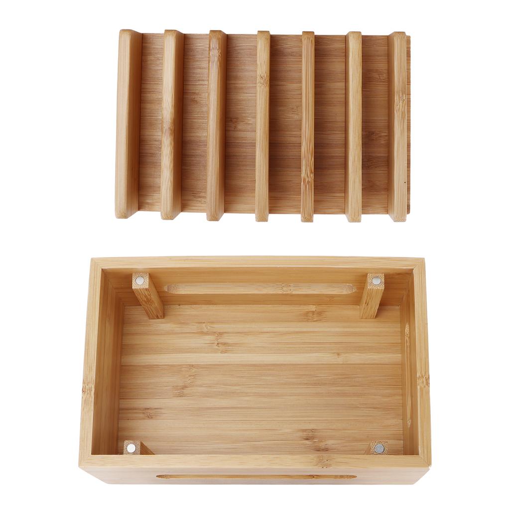 Бамбуковая деревянная док-станция для сотового телефона портативный планшетный компьютер органайзер ящик для хранения для домашнего офиса