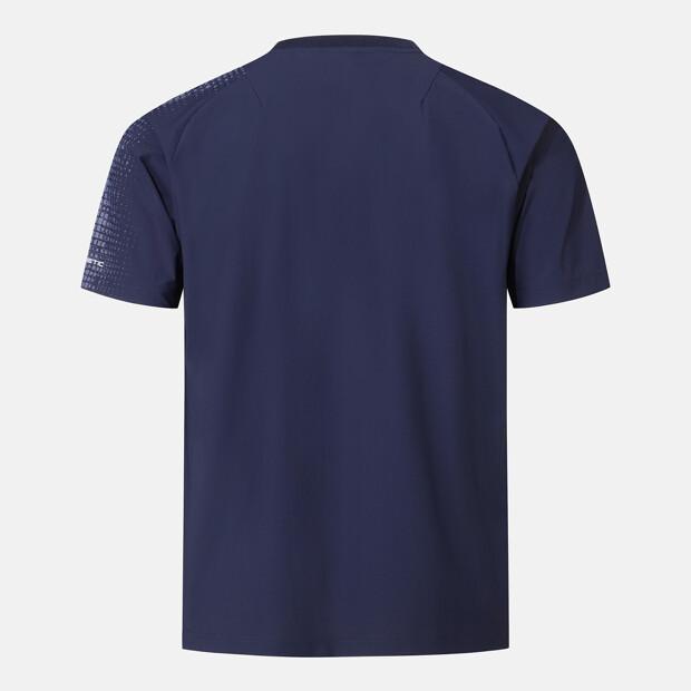 DESCENTE Men'S Cooling Tricot Graphic Short Sleeve T-Shirt Dark Navy Sr311Tts76 (A Type)