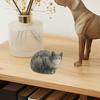 Simulation Cat Realistic Miniature PVC Solid Kitten Model Figurine Cute Animal Figure Model Desktop Ornament Car Home