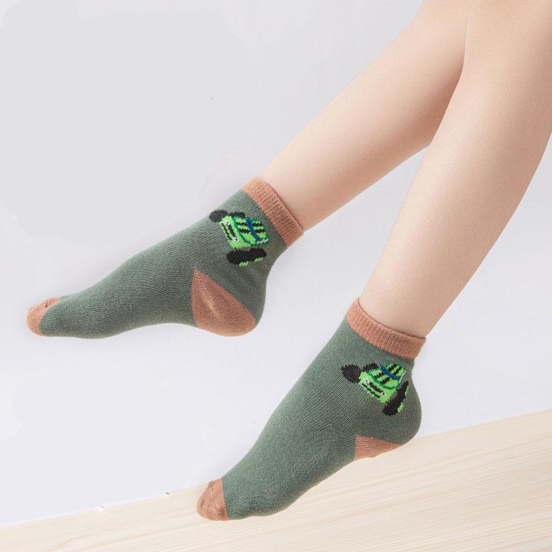 5 Pair Lot Anime Socks For Children Funny Socks For Boys Sport Socks Cotton