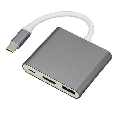 Хаб USB C 3 в 1 USB C на USB3.0 USB C Мультипортовый хаб с интерфейсом мультимедиа высокой четкости для Windows для OS