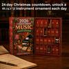 Musical Instrument Ornaments Christmas Music Advent Calendar 2026, 24 Mini Home Decorations Countdown Calendar, Musician Holiday Gift for Lovers
