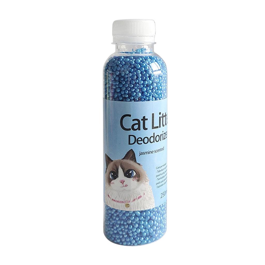 8oz Litter Box Odor Eliminator Deodorizer Beads for Pet Cats Safety Active Carbon Refresh Deodorant for Odor Removing