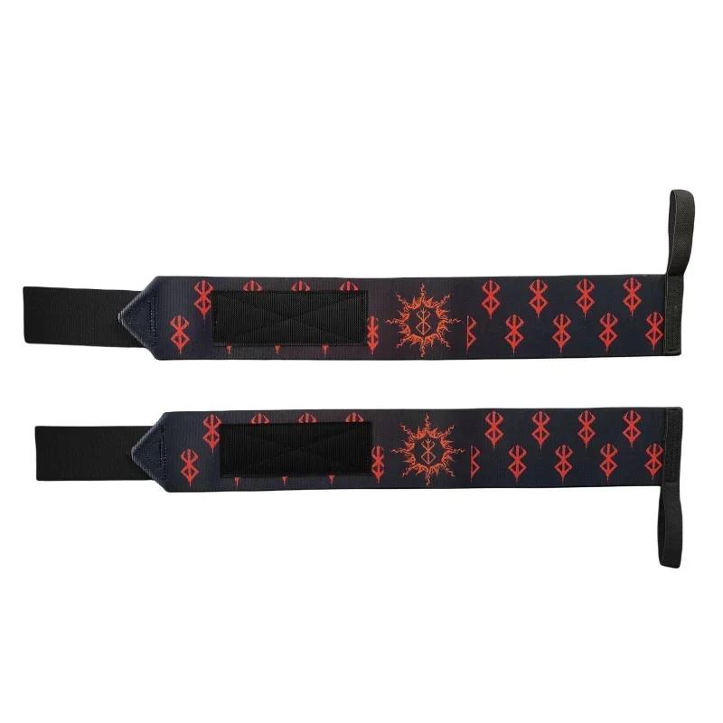 Кистевые бинты для тяжелой атлетики в стиле Berserk, для тренировки силы в зале, кистевые ремни-напульсники для мужчин и женщин