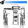 Carbon Fiber For BMW 7 Series F01 F02 F03 F04 Car Film Interior Sticker Center Console Gear Dashboard Air Door Handle Lift Panel