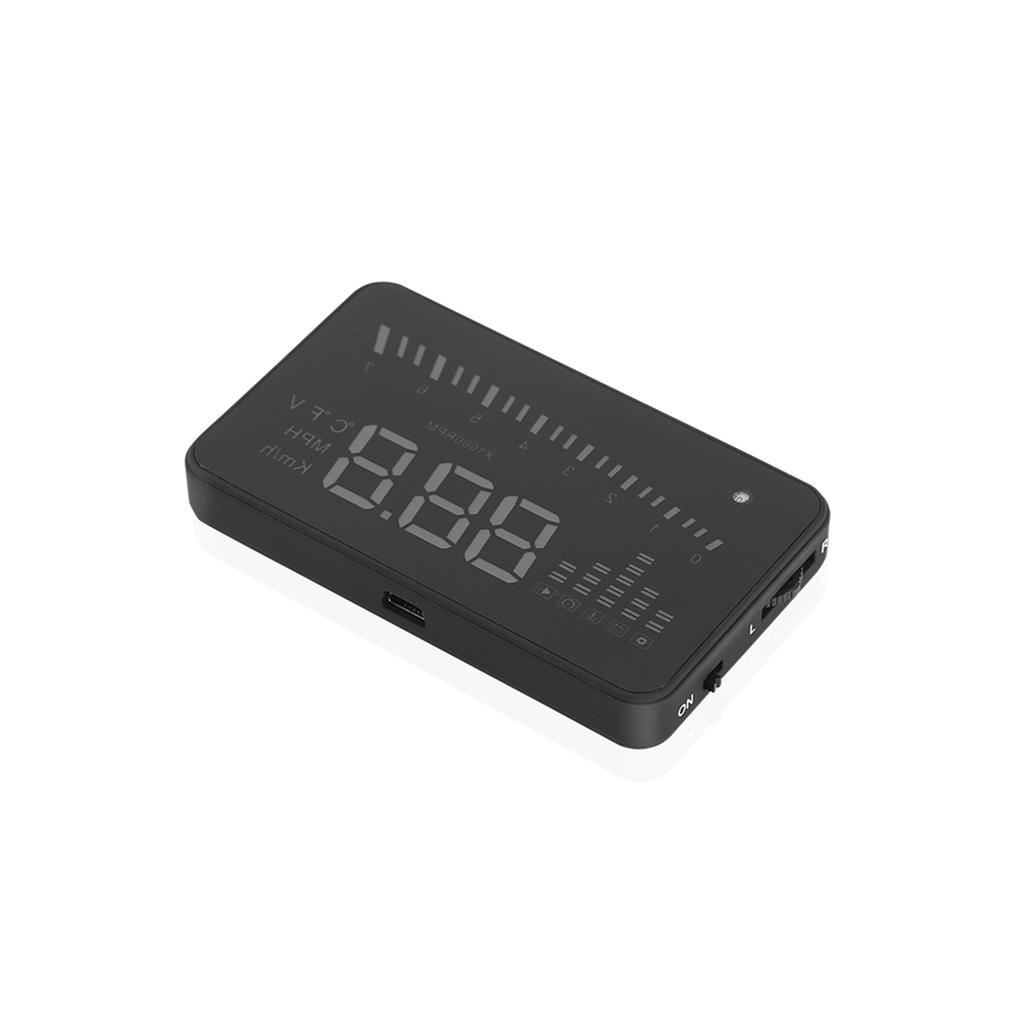 OBDII HUD Head Up Display Цветной светодиодный проектор Система предупреждения о скорости для легковых и грузовых автомобилей