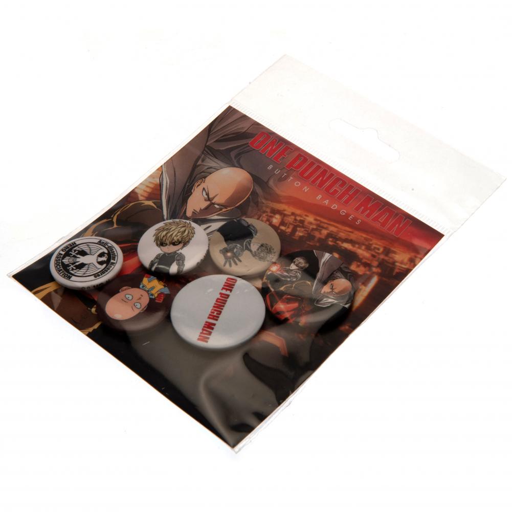 One Punch Man Набор значков с пуговицами аниме-манга (6 шт.)
