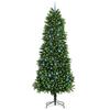 Christmas Tree with 300 LEDs and Stand Green 240 cm PE