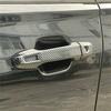 8PCS Carbon Fiber Side Door Handle Cover Trim For Subaru Forester 2019-2022 Auto