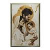 The Holy Family Poster: Love, Faith, Faithfulness Poster Holy Family: Love, Faith, Fidelity, 40X50 Cm, Gold Aluminum Frame, 230 Gsm Matte Paper