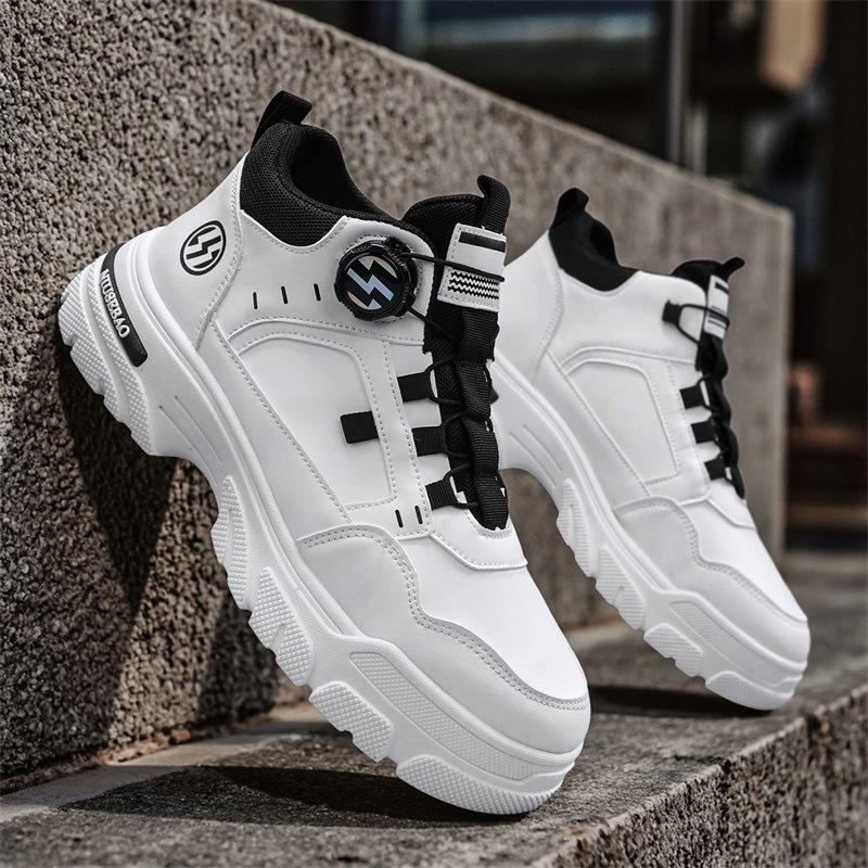 Autumn Mid-help Men's Shoes Versatile Men's Boots Outdoor Men's Shoes Fashion Shoes Youth Casual Shoes