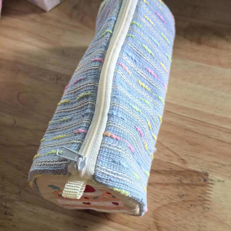 Cute Cartoon Strawberry Cake Pencil Case Kawaii Versatile Large Capacity Storage Bag School Supplies Fashion Stationery Box