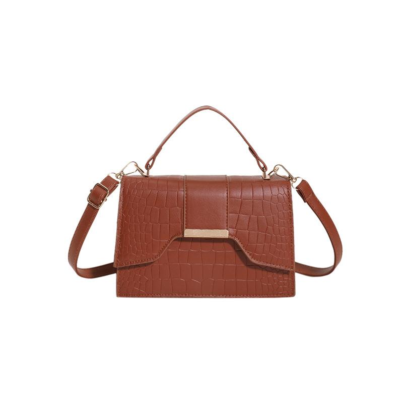 Модная и популярная сумка-мессенджер с рисунком крокодила, женская сумка через плечо, летняя универсальная маленькая квадратная сумка 2024 года