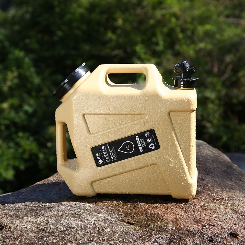 12L Water Storage Container No Leakage Water Storage Carrier Large Capacity Outdoor Hiking Accessories