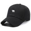 Bear Polar Embroidered Baseball Hat Adjustable Peaked Cap Breathable Hat Gift