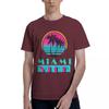 Miami Vice Раунд 100 Хлопок Повседневная Дышащая Удобная Одежда Дизайнерская Одежда Мужчины Мужская Одежда