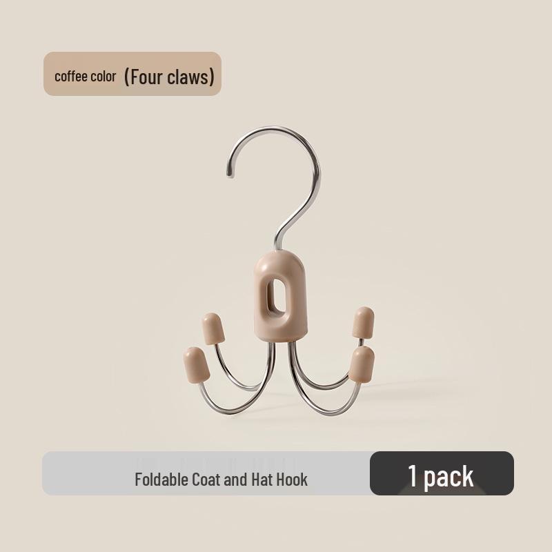 Многофункциональная вращающаяся вешалка: Складное хранение для нижнего белья, галстуков, сумок