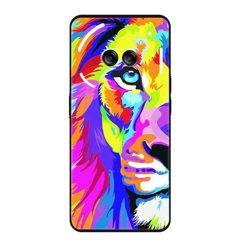 Чехол для Nothing Phone 2A Роскошный Мягкий Силиконовый Задний Чехол из ТПУ Чехлы для Телефона для Nothing Phone2A 5G A142 Ударопрочный Милый Любовь Capa